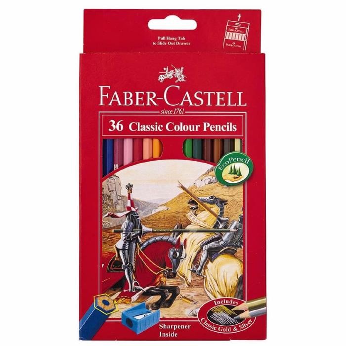 

Big Boss - Pensil Warna Classic Faber Castell 36 Warna - Alat Tulis Senang