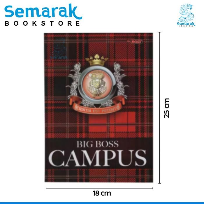 

Big Boss - Big Boss Campus Buku Tulis Boxy Isi 50 Lembar [1 Pack/10 Buku]