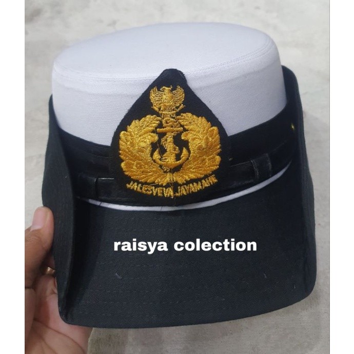 topi pet pdu tni al cewek / topi pet pdu cewek tni al