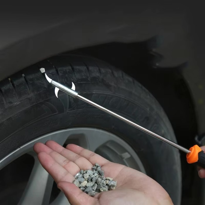 SALE ALAT PEMBERSIH SELAH BAN VELG MOBIL MOTOR TRUCK FORKLIFT DARI BATU KERIKIL PAKU KOTORAN 4IN1