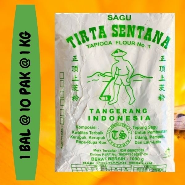 

TIRTA SENTANA SAGU TANI Tepung Kue [1 Bal @ 10 kg]