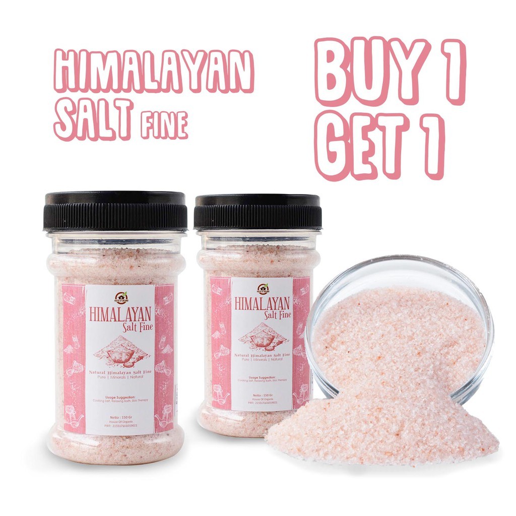 

Buy 1 Get 1 Himalayan Salt Fine ( Botol ) 150 gr