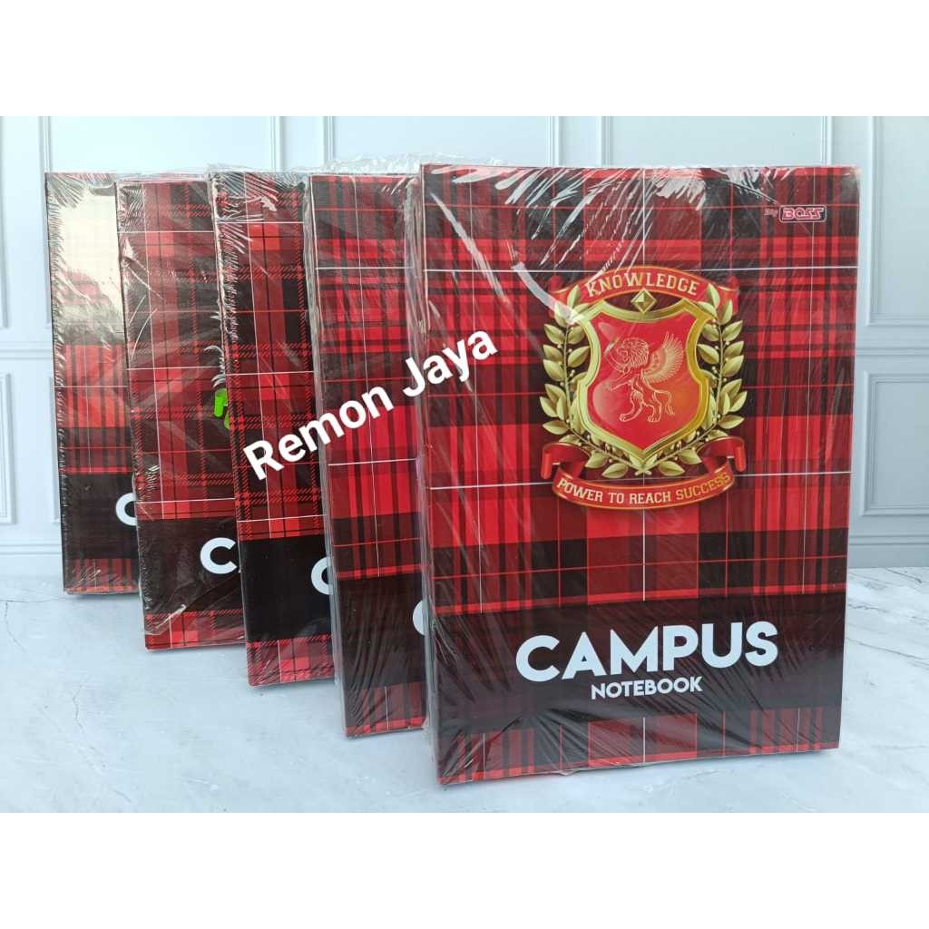 

( isi 10 PCS) Buku Tulis Campus Bigbos Boxy Panjang // Buku Tulis Sekolah Bergaris Kertas Tebal ISI