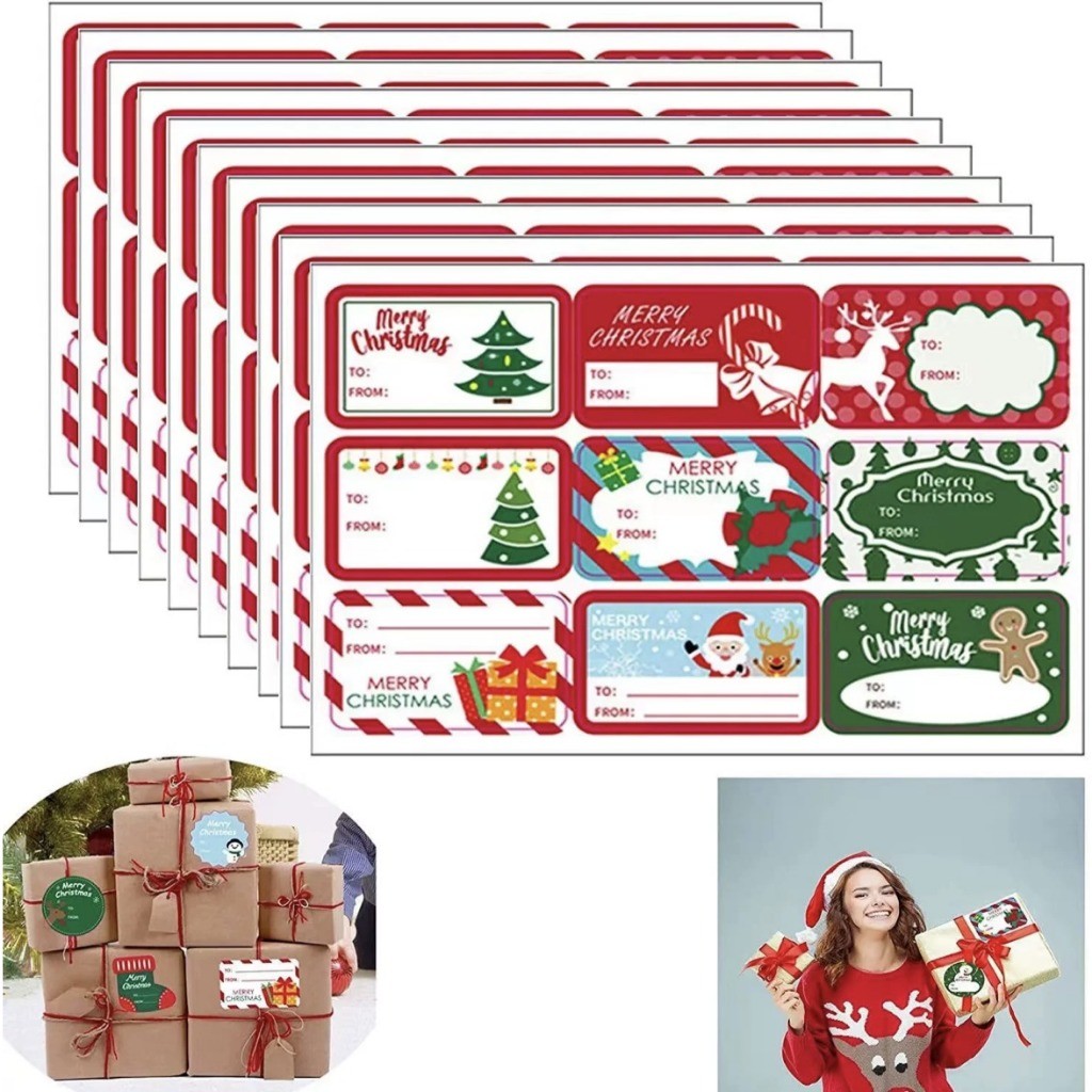 

Stiker Christmas - Tempelan Stiker Natal - Aksesoris Ucapan TAG106