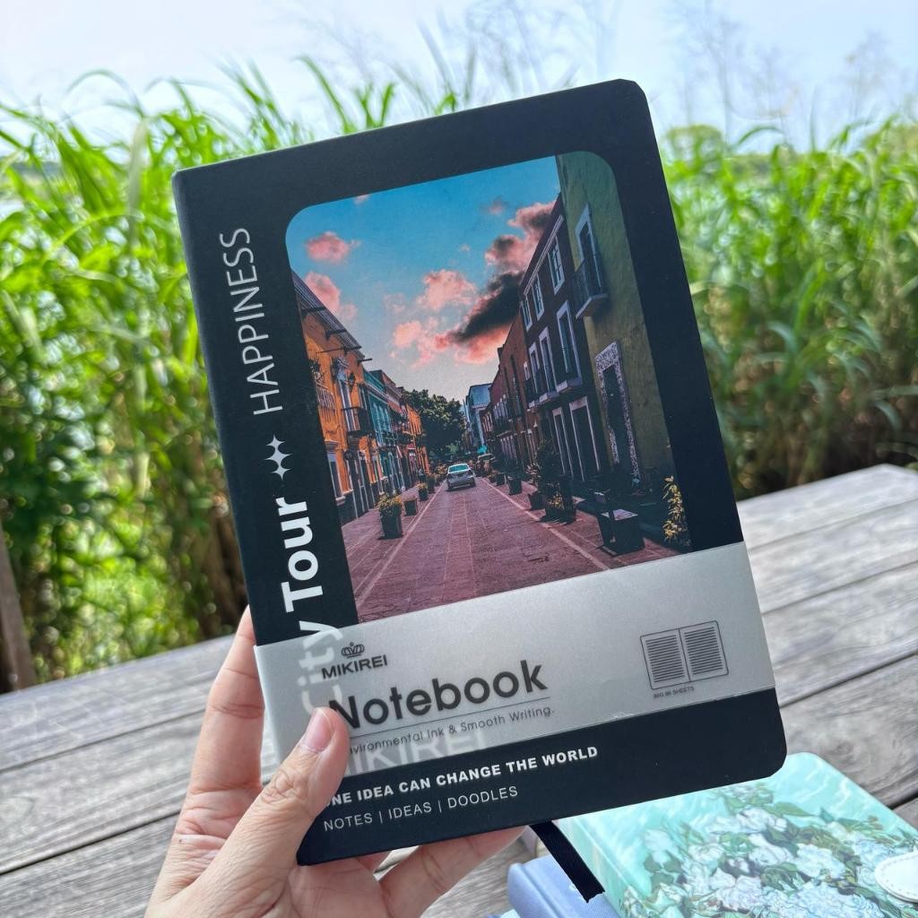 

MIKIREI A5 Buku Jurnal Cowo Diary Notebook Cowo Buku Catatan Kerja Hardcover Notebook Buku Catatan