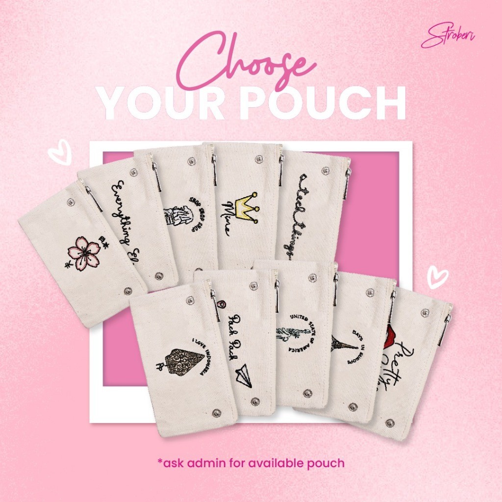 

Stroberi Double Pouch Canvas