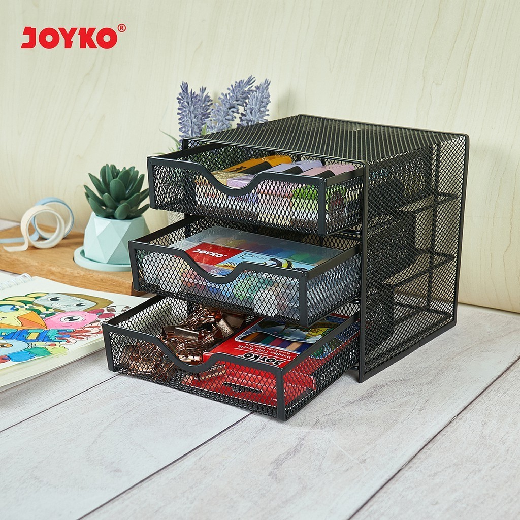 

Joyko Desk Set Pen Holder Tempat Alat Tulis Jaring Jala DS-27