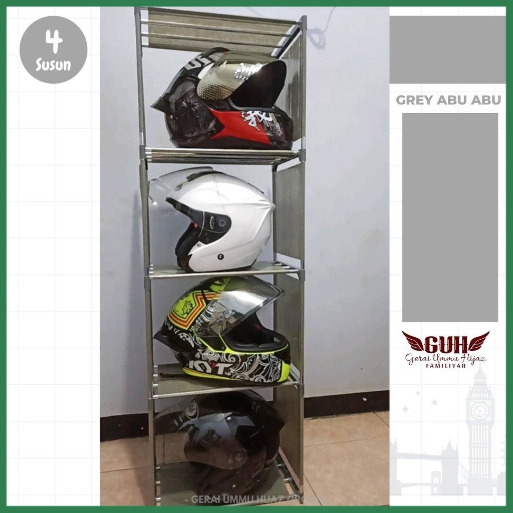 Fresh Lingling Tempat Helm Di Dinding Rak Helm Lemari Helm Tempat Helem Lemari Serbaguna Lemari