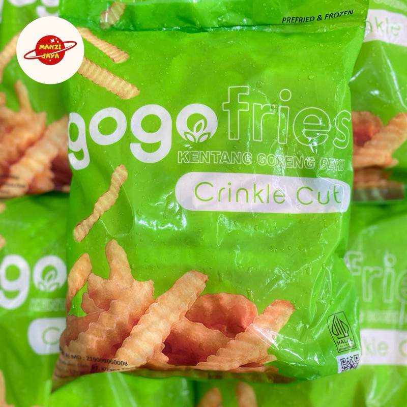 

Olivoliv Snack Gogo Kentang Crinkle Cut French Fries [1Kg]
