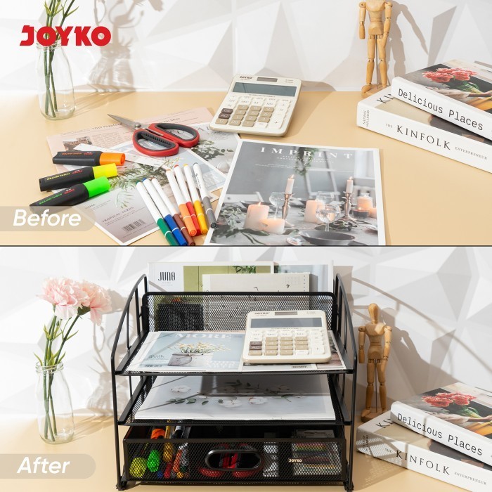 

Tempat Alat Tulis Desk Set Pen Holder Joyko DS-65