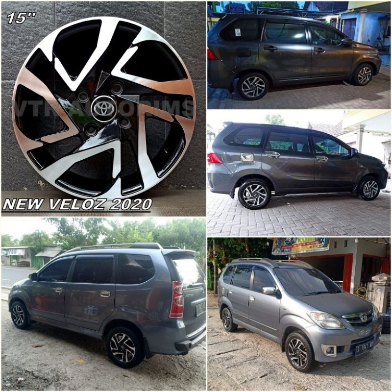 Fresh Lingling 1Oo%  Velg Veloz 2O2O R.15 Model Ori (Harga 1 Set Isi 4 Atau 5 Velg, Ada Di