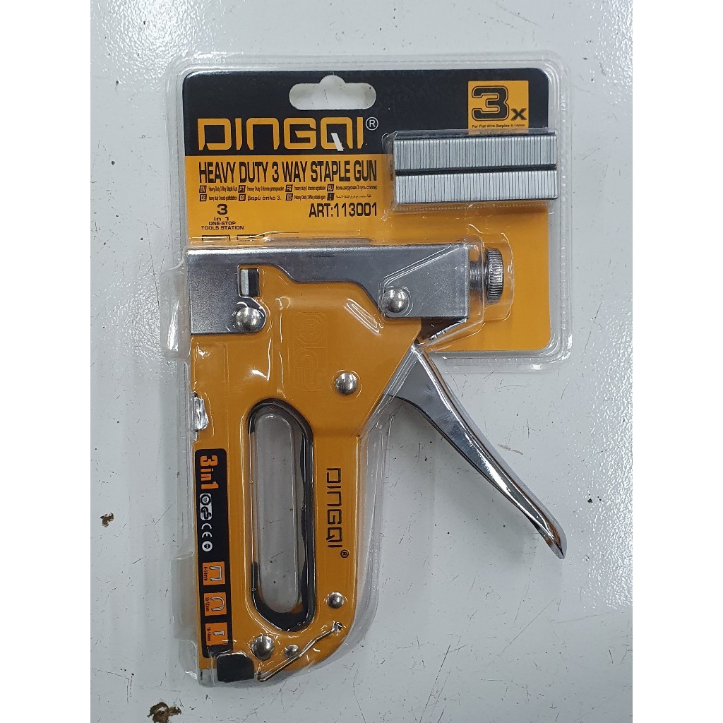 

DINGQI Staples Gun Tembak Heavy Duty Gun 3in1 113001 KB01106