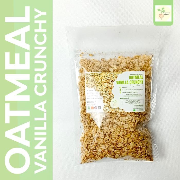 

JTTOP" SUPER OATMEAL 500GR - VANILLA FLAVOUR , GRANOLA BASED, INSTAN ROLLED OAT FOOD PINK