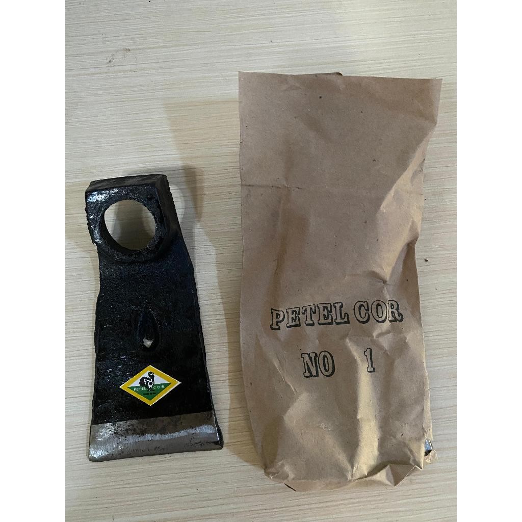 Happygardens Petel Cor Tukang Kayu Bahan Baja Cor Cap Ayam Jago - Petel Rimbas Cangkul Kayu Palu Dan