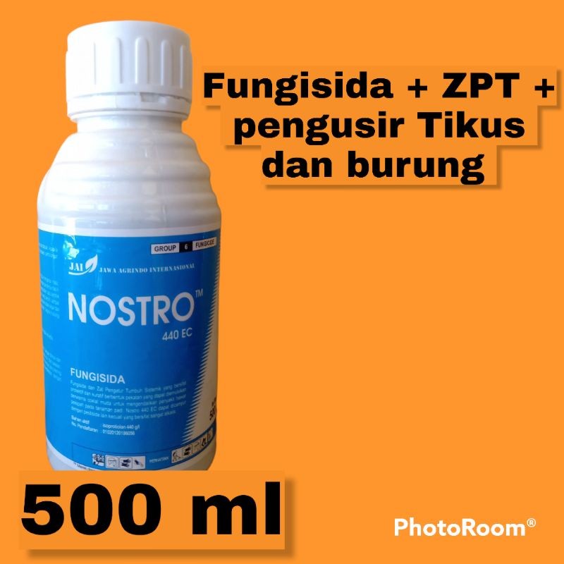Happygardens Nostro 500 Ml Fungisida Sistemik Plus Zpt Dan Pengusir Tikus