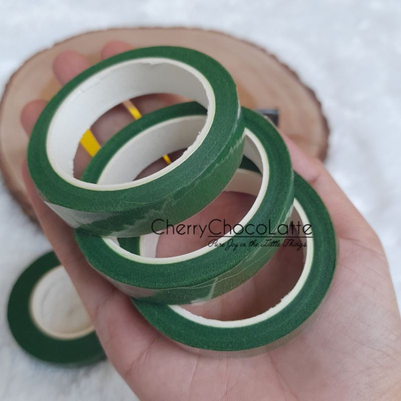 

[ 1 box / 12 Roll ] Floral Tape 30 Yrds / Solatip Bunga / Solatip Tangkai Bunga