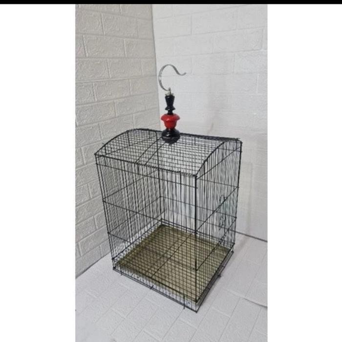 Murni Petshop - Sangkar Kandang Kotak Besi No 2 Burung Jalak, Cucak Ijo , Beo, Kacer