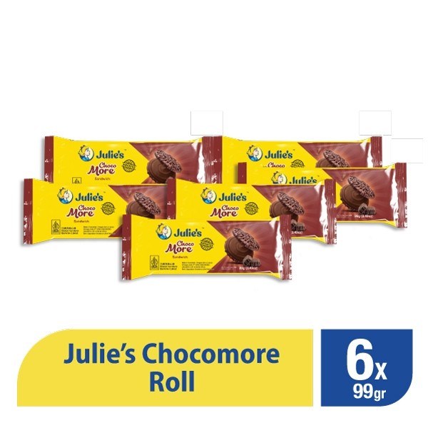 

SPECIAL PACKAGE - JULIE'S CHOCO MORE SANDWICH 99G ( 6 PCS ) BEST SELLER
