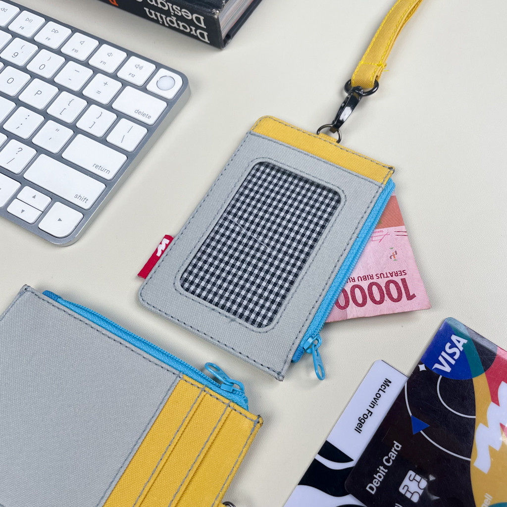 

ID Card Holder Hanging Wallet Name Tag Gantung Lanyard Dompet Kartu Kalung