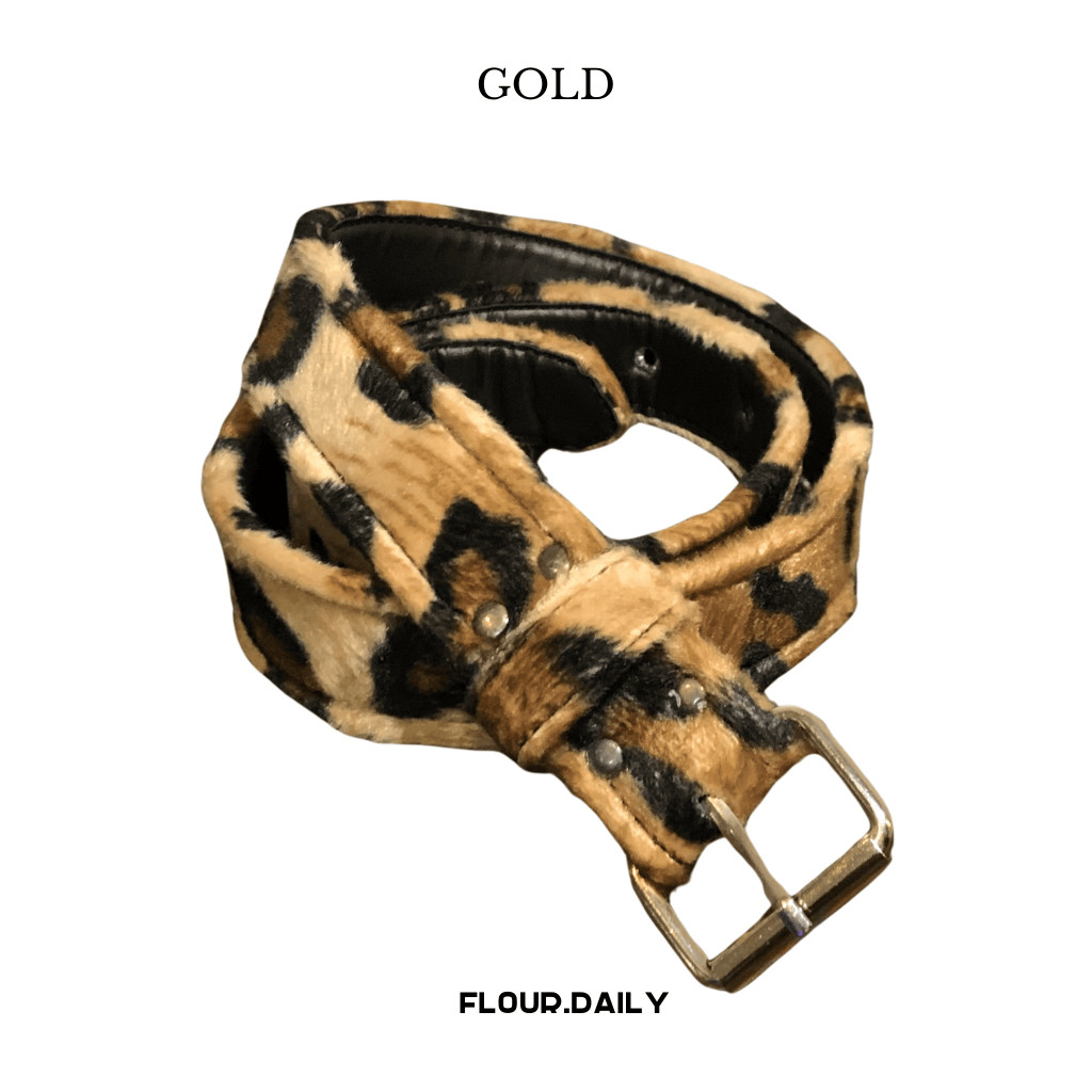 Ikat Pinggang Leopard / Belt Leopard Skena / Beber Motif Leopard / Ikat Pinggang Punk Leopard /