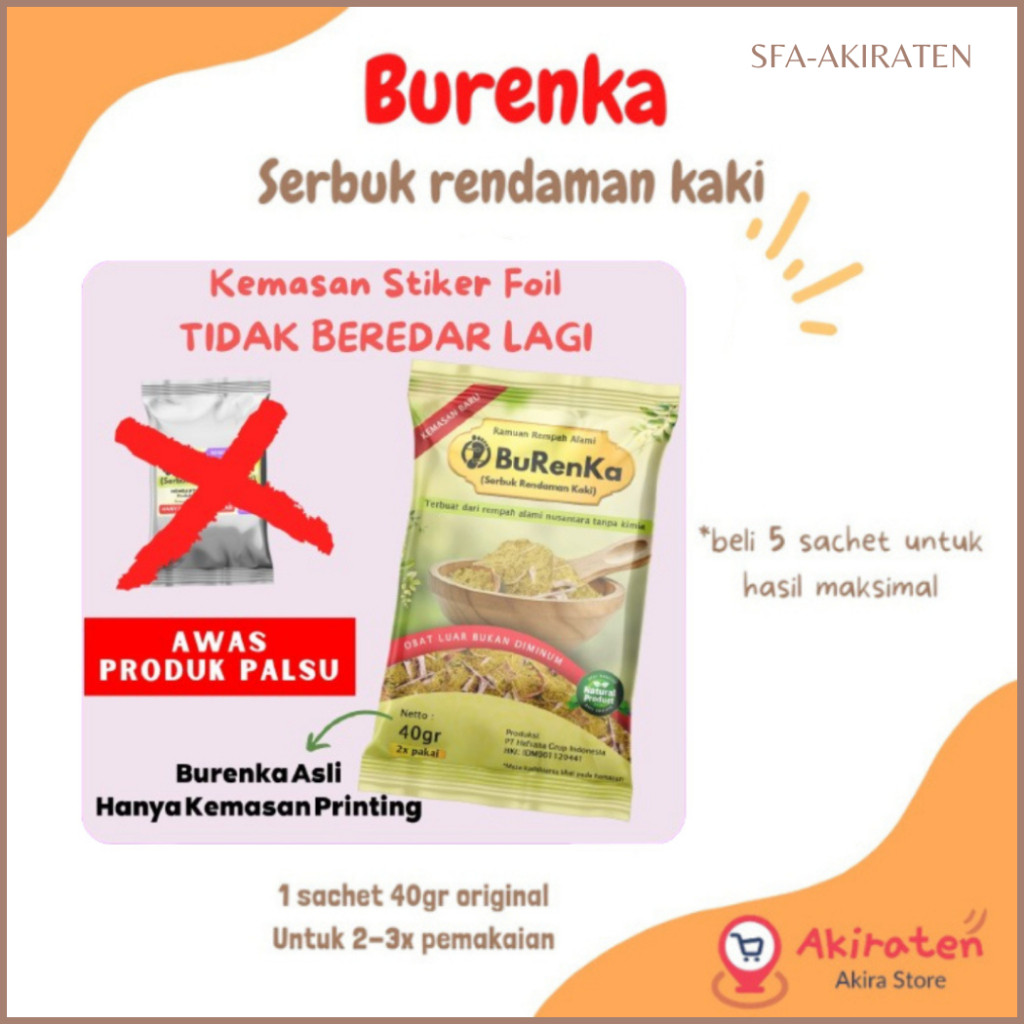 MD Burenka Rempah Kaki Serbuk Burenka Rendaman Kaki