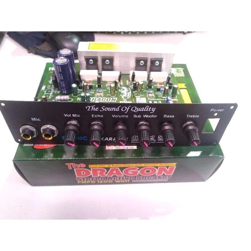 kit aktif speaker dragon mic echo subwooferk