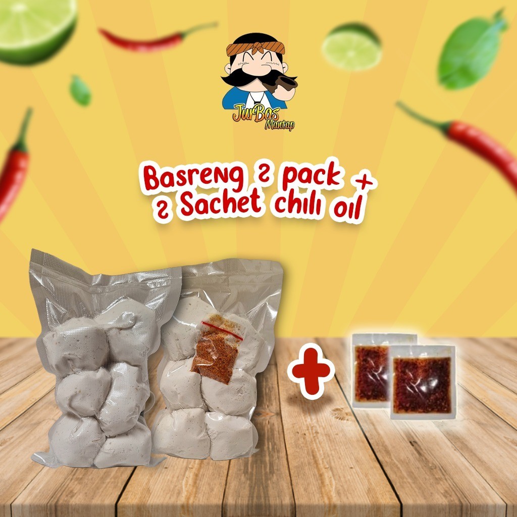 

[ISI 2] Basreng Mentah IKAN + 2 Chili Oil Sachet