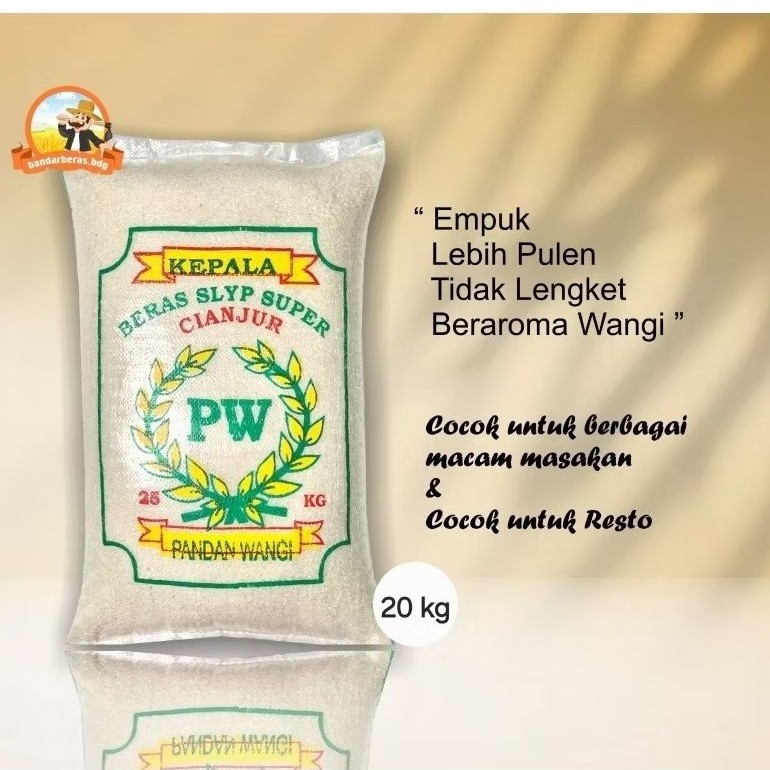 

Beras Wangi Pandan Pulen 20 Kg