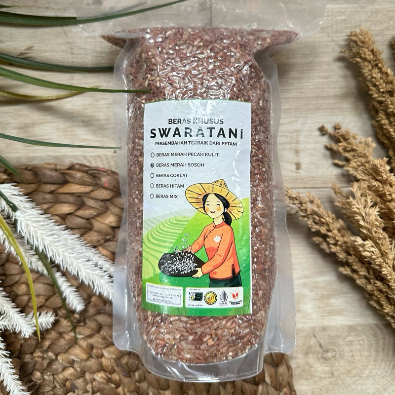 

Beras Merah Organik Swaratani 1Kg Diet Sehat