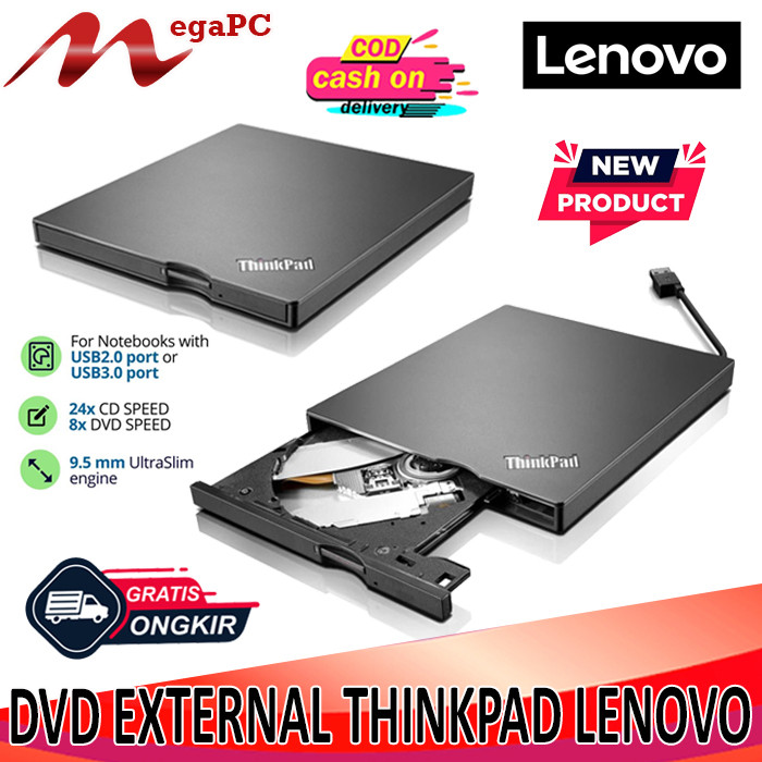 MD DVD RW External Thinkpad Lenovo UltraSlim USB DVD Burner