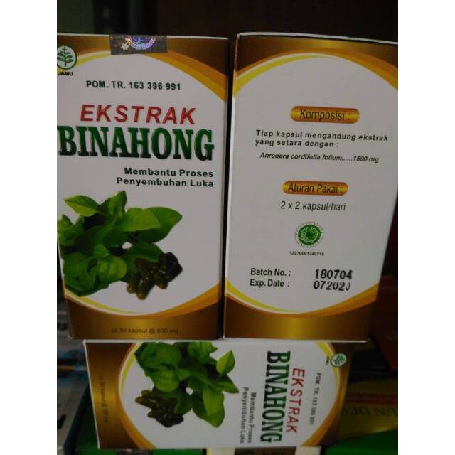 Extrak Binahong/extrak daun binahong/kapsul daun binahong/kapsul binahong