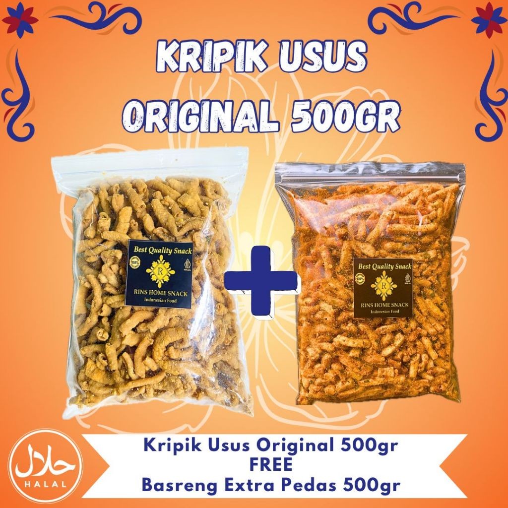 

PROMO !!! BUNDLING USUS ORI 500GR & BASRENG PEDAS 500GR