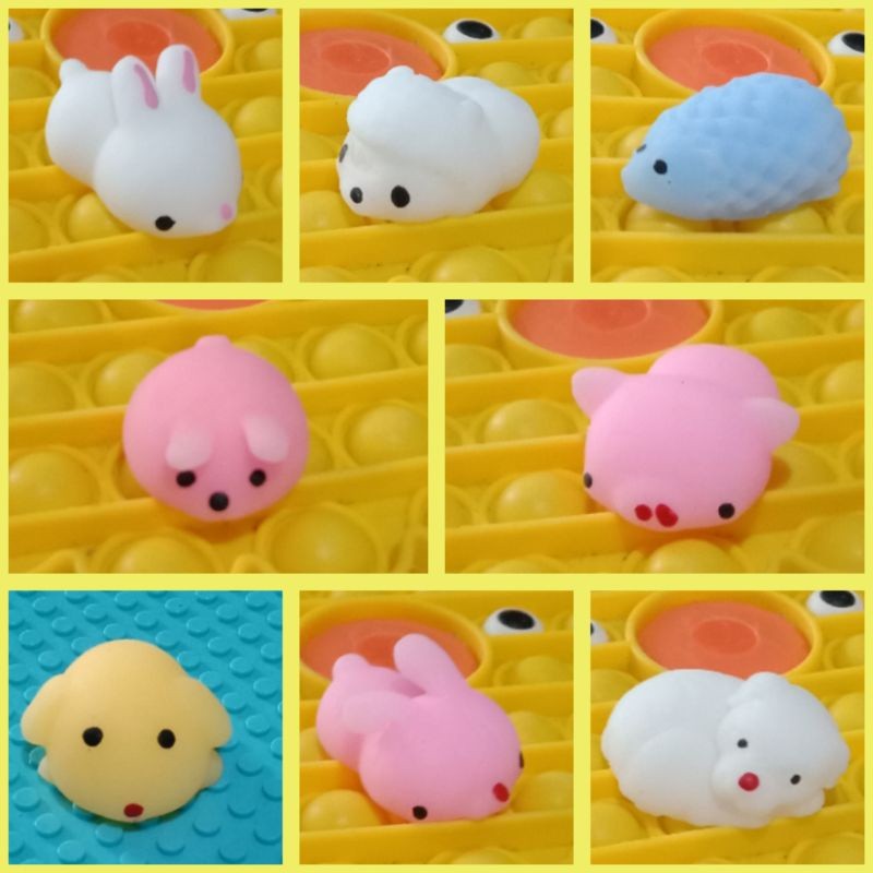 Mini mochi Squishy Moni Mony squishy case hp 9gag Mainan pencet jerawat Mochi pimple popper mochi