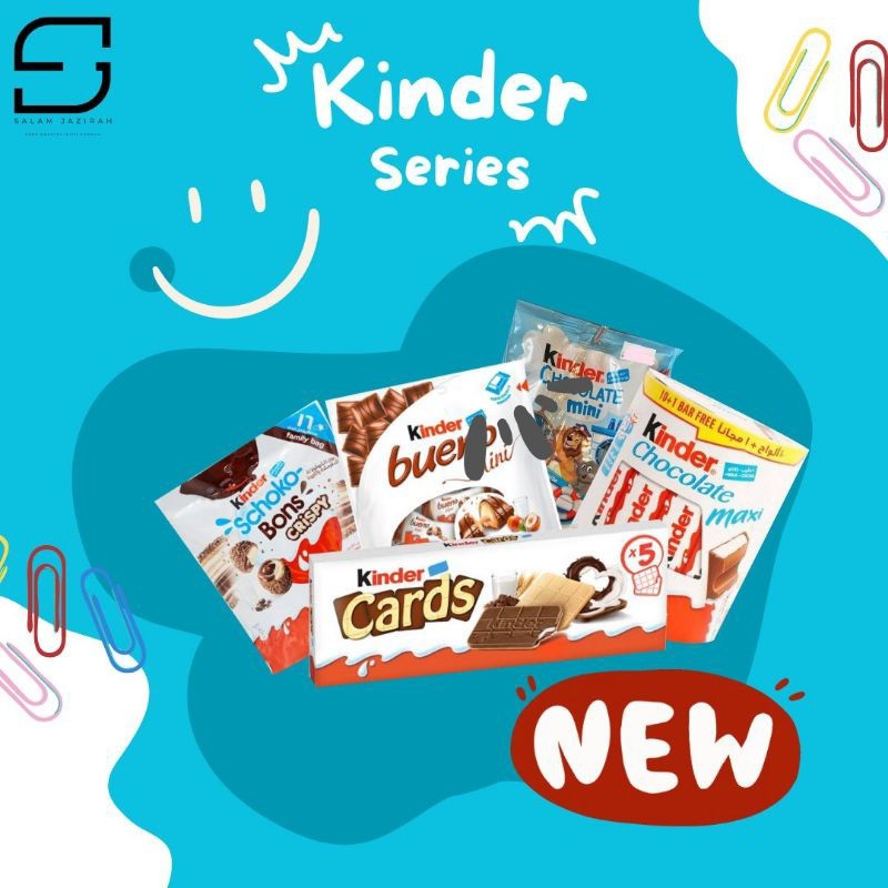 

All Variant Kinder Series Kinder Bueno Mini Kinder Chocolate Mini Kinder Cards Kinder Shoco Bons