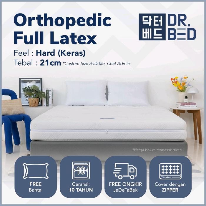 Kasur Kesehatan Full Latex Orthopedic Dr.Bed Uk.160X200