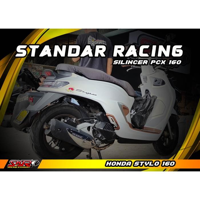 Knalpot Stylo 160. Racing By Skr Racing Exhaust