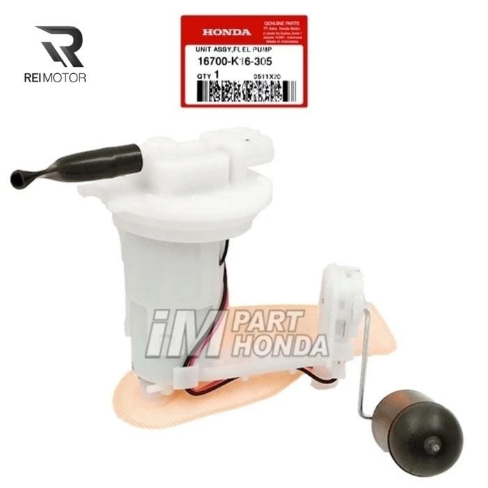 Fuel Pump Assy Beat Fi Scoopy Fi Lama Stater Kasar 2012-14 16700-K16-305 Ori Asli Ahm