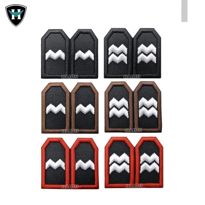 PREMIUM Pangkat Pdl Bordir / Pangkat Aipda / Pangkat Aiptu / Bordir Timbul