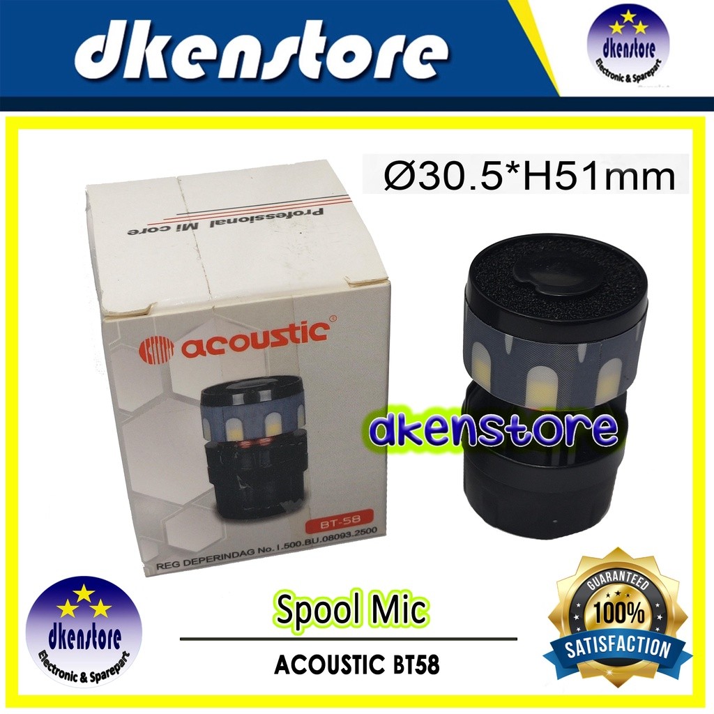 Spool Mic Acoustic BT58 Vocal Original beta 58