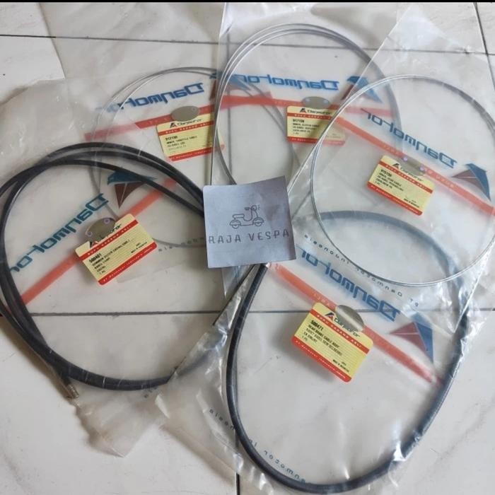 PREMIUM Kabel Set Luar Dalam Vespa Danmotor