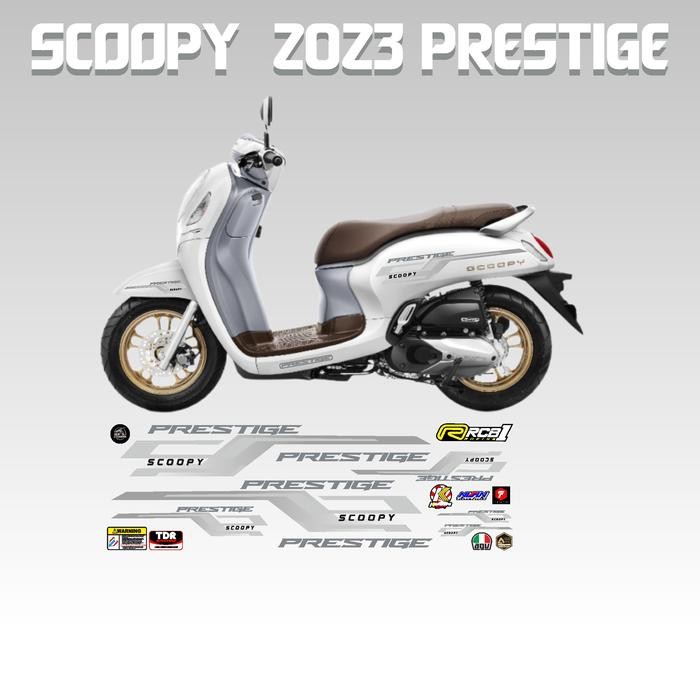 PREMIUM STICKER STRIPING MOTOR LIS SCOOPY PRESTIGE 2023 02