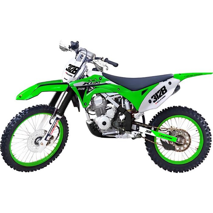 PREMIUM Decal Klx Gordon Full Body hijau putih Simple custom A26