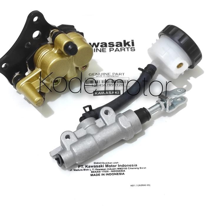 PREMIUM master rem set + kaliper belakang Kawasaki ninja RR , Ninja R