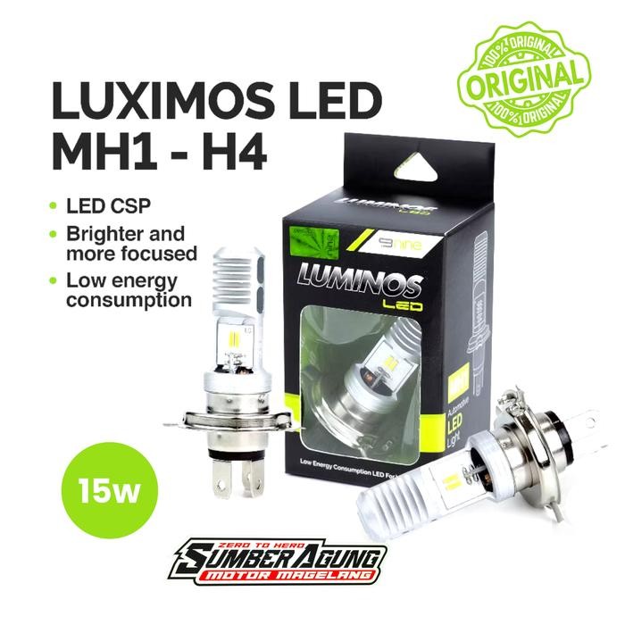 PREMIUM BOHLAM LAMPU DEPAN LED H4 HS1 VIXION VERZA MEGAPRO MONO SCOOPY FI CRF