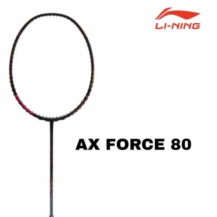 PREMIUM CLEAR SALE Raket Badminton LINING AX FORCE 80 ORIGINAL