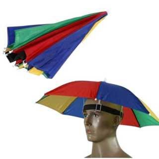 Terlaris Payung Topi Gsf 4706/Topi Payung Kepala Dewasa/Payung Mancing Outdoor/Topi Payung Kepala