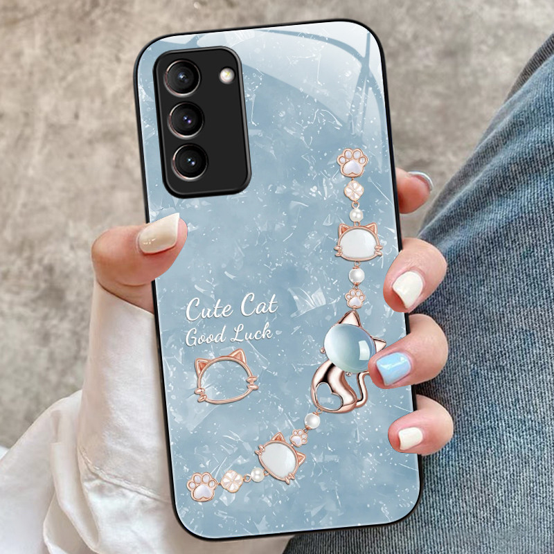 Casing Hp Untuk Samsung S21 5G S21 FE S21 Plus S21 Ultra Case Casing pola Rantai keberuntungan Kasin