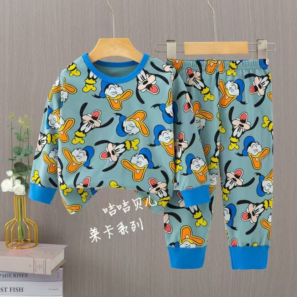 RB223 Forsleep JJ PP2430 - JJ PP2440 Setelan Lengan Panjang Celana Panjang Anak Laki-Laki JIJIBEIER