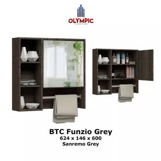 RAK KACA GANTUNG - RAK KACA KAMAR MANDI - BTC FUNZIO