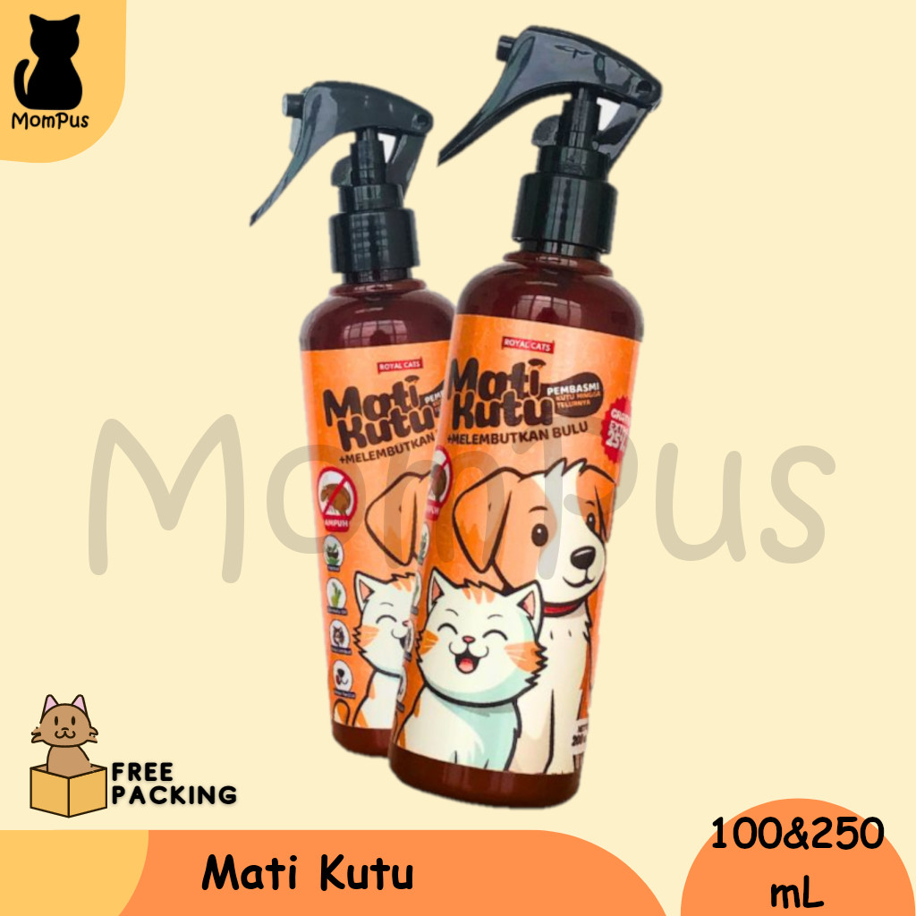 Mati Kutu 100mL Obat Kutu Spray KUCING Aman Terjilat